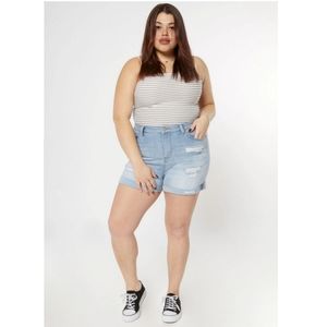 Rue 21 high rise shortie shorts plus size 24